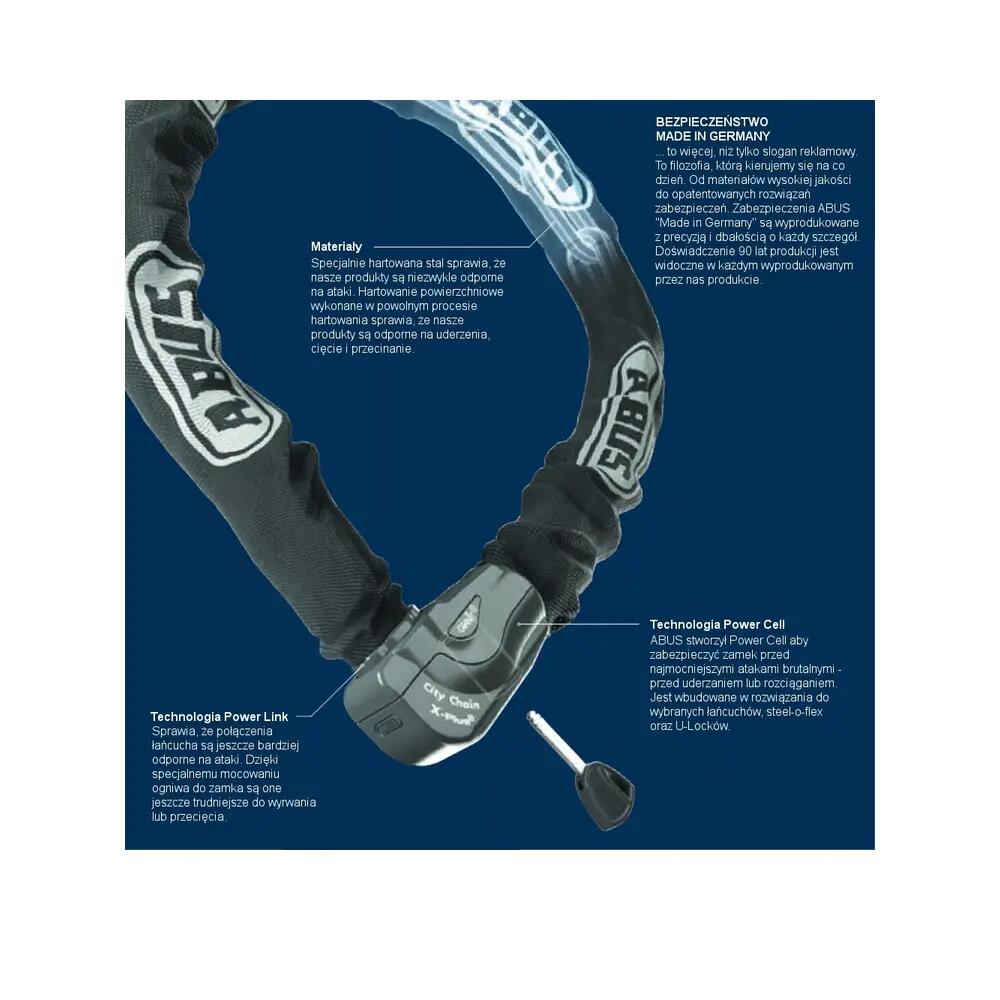 Catena antifurto Abus Steel-O-Chain 5805C/75 3/4