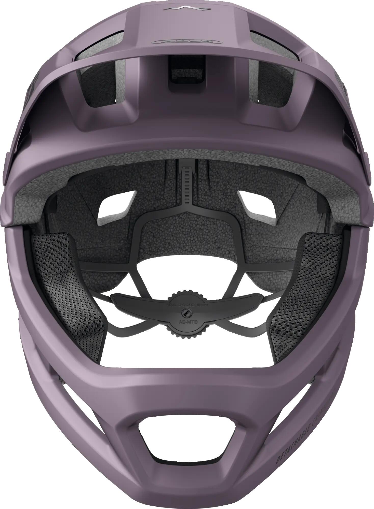 Cască copii MTB full-face Abus YouDrop FF - mov prăfuit 3/8