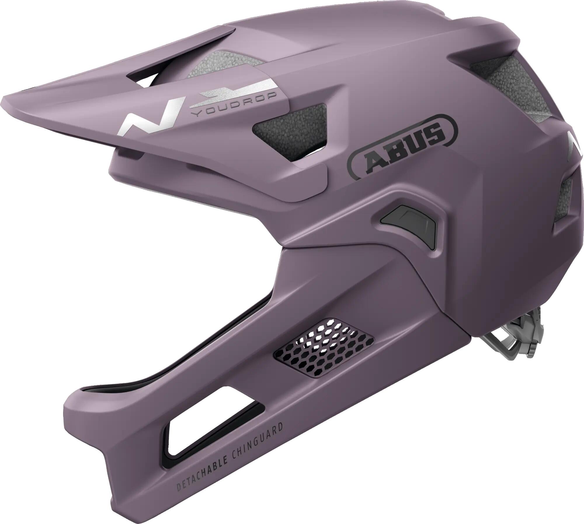 Cască copii MTB full-face Abus YouDrop FF - mov prăfuit 2/8