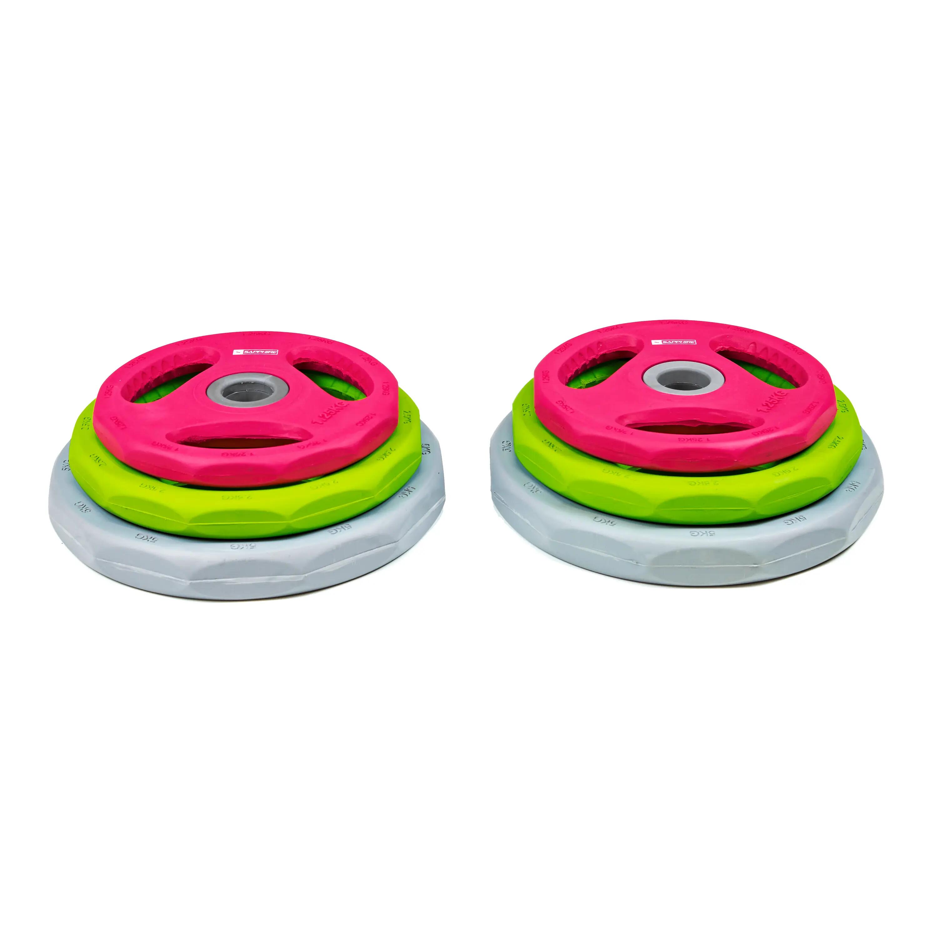 Sztanga z obciążnikami Sapphire SG-200 Body-Pump 20kg 8/11