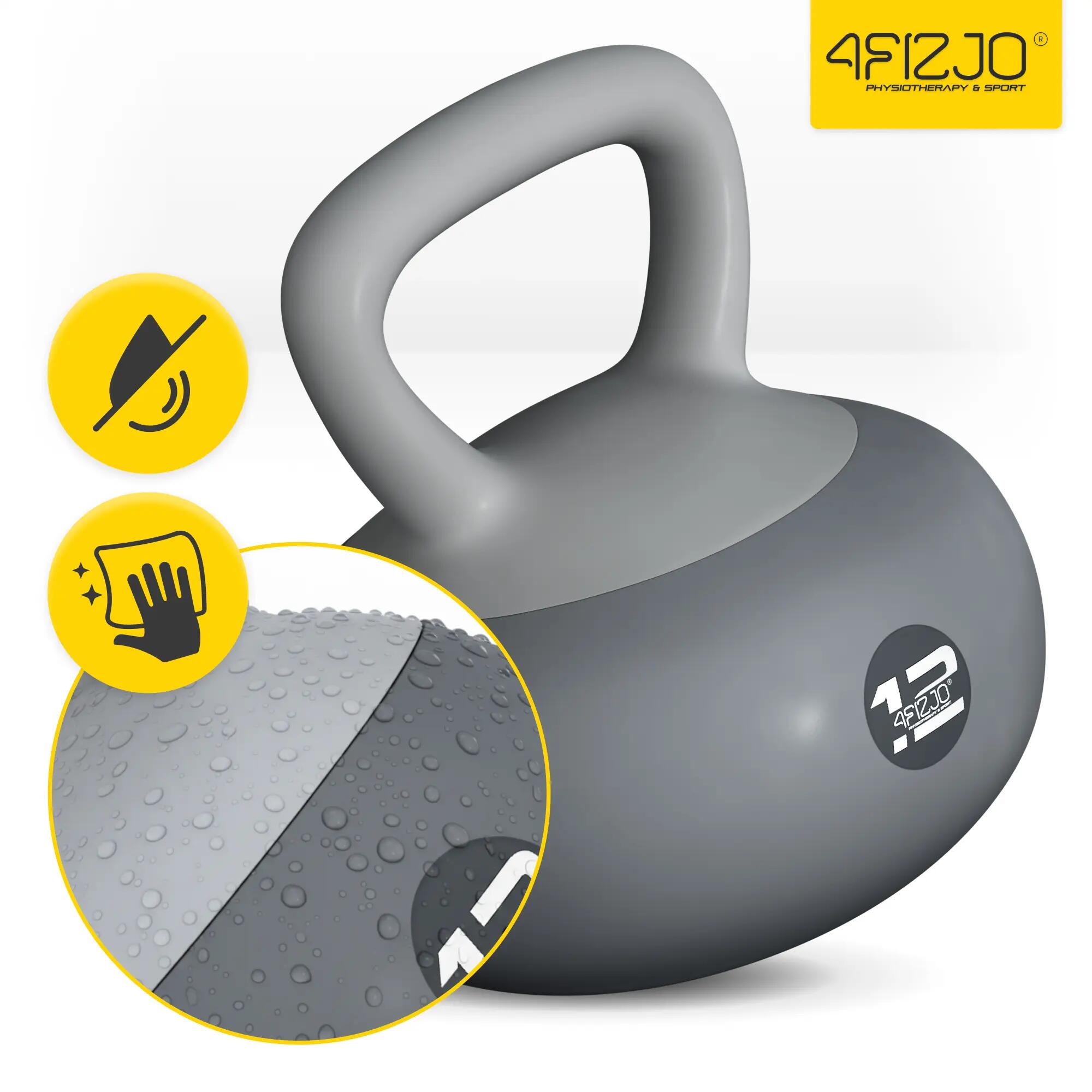 Kettlebell soft miękki odważnik do ćwiczeń 4FIZJO 6/15