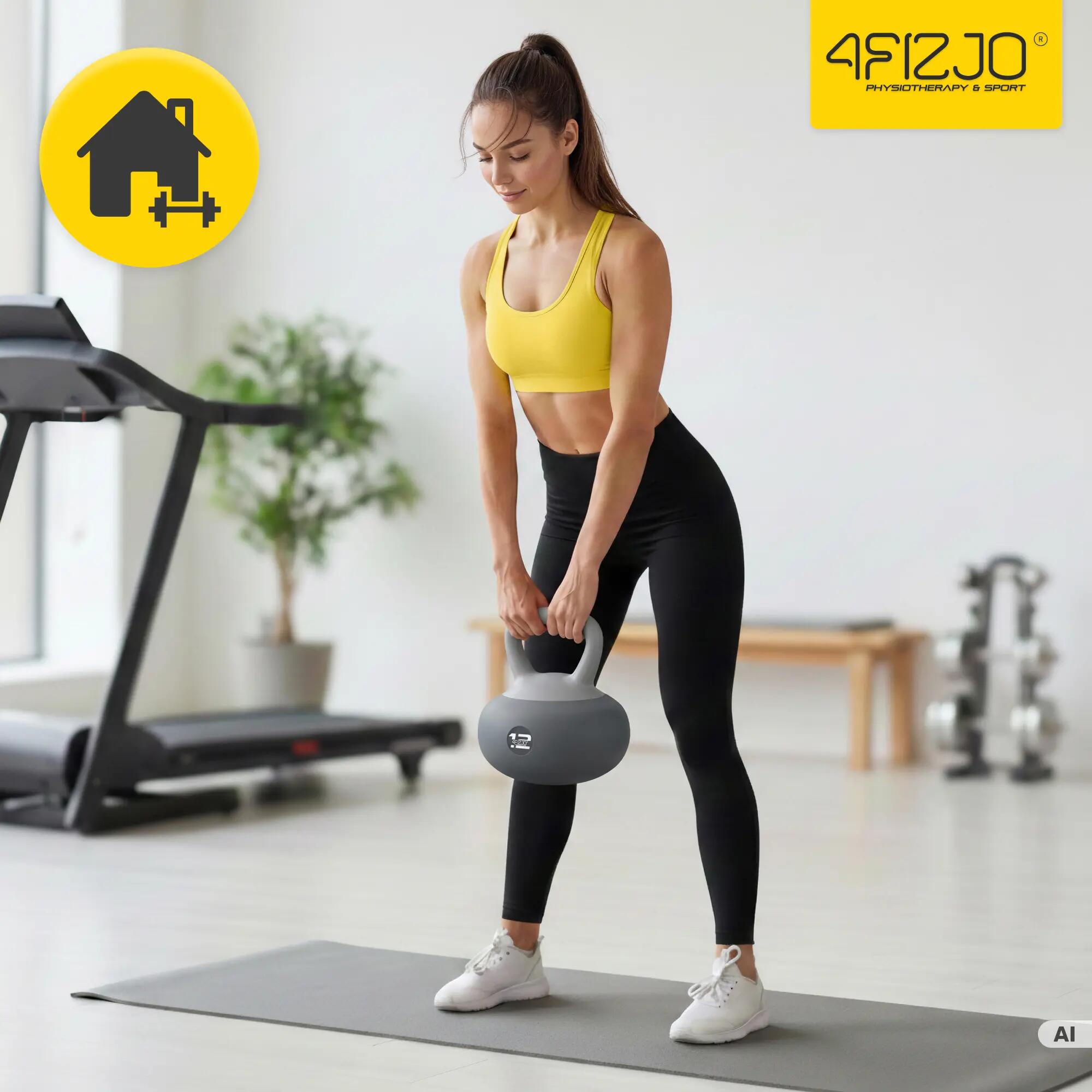 Kettlebell soft miękki odważnik do ćwiczeń 4FIZJO 4/15