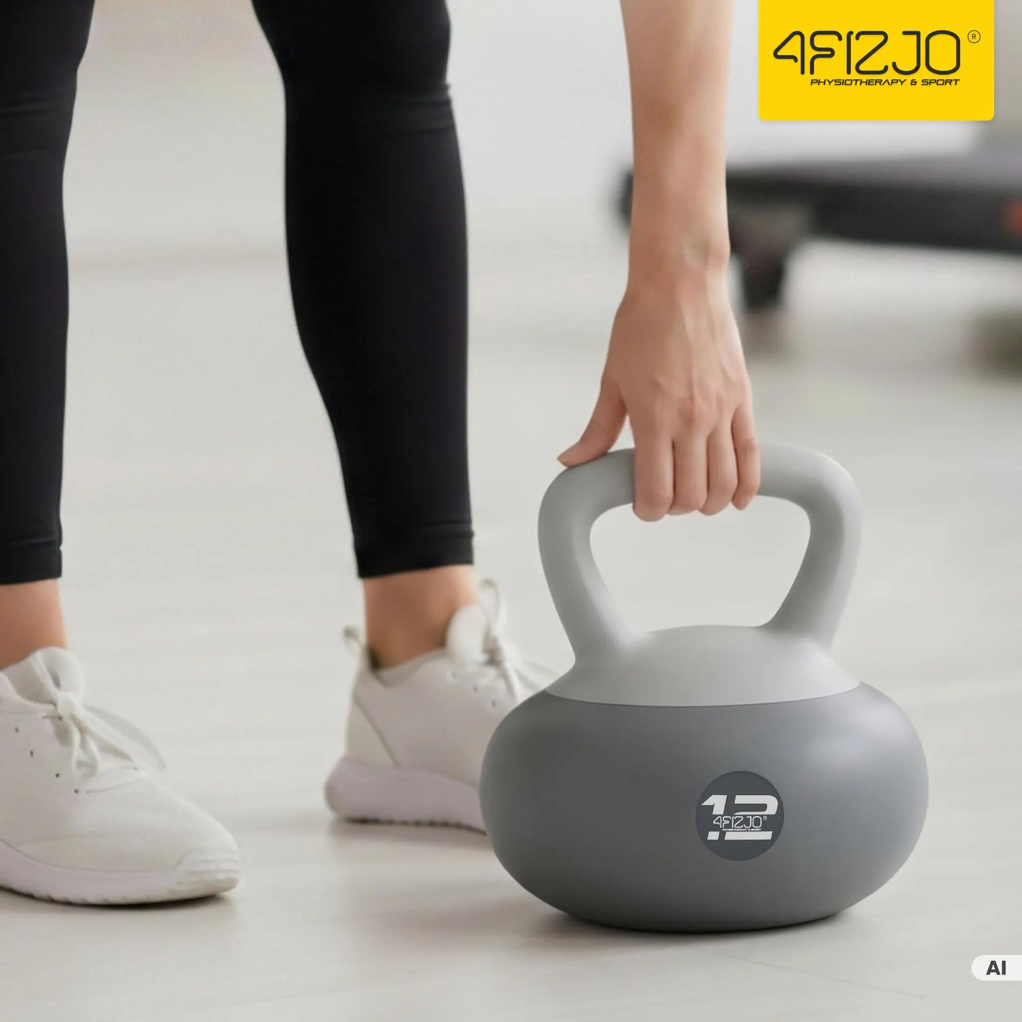 Kettlebell soft miękki odważnik do ćwiczeń 4FIZJO 11/15