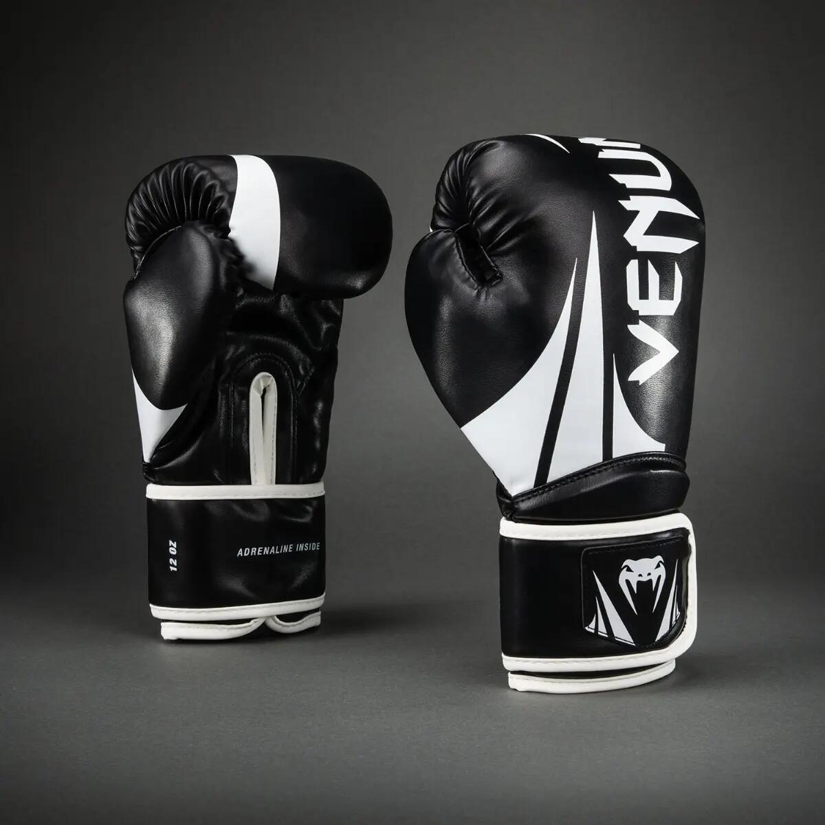 Guantoni Boxe Venum Challenger 2.5 Nero/Bianco 10oz 2/5