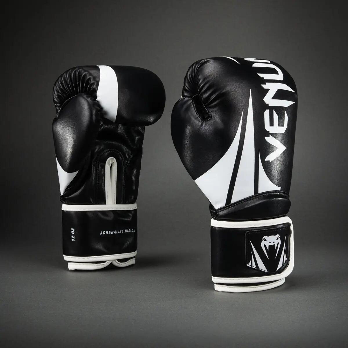 Boxhandschuhe Venum Challenger 2.5 Schwarz/Weiss 12oz 2/5
