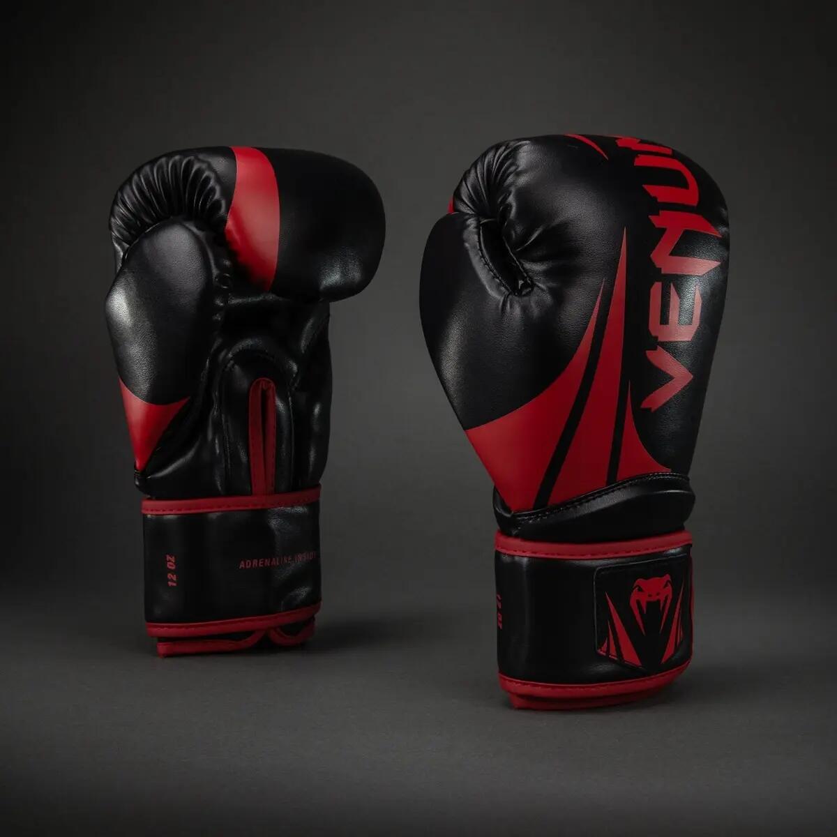 Guantoni Boxe Venum Challenger 2.5 Nero/Rosso 10oz 2/5