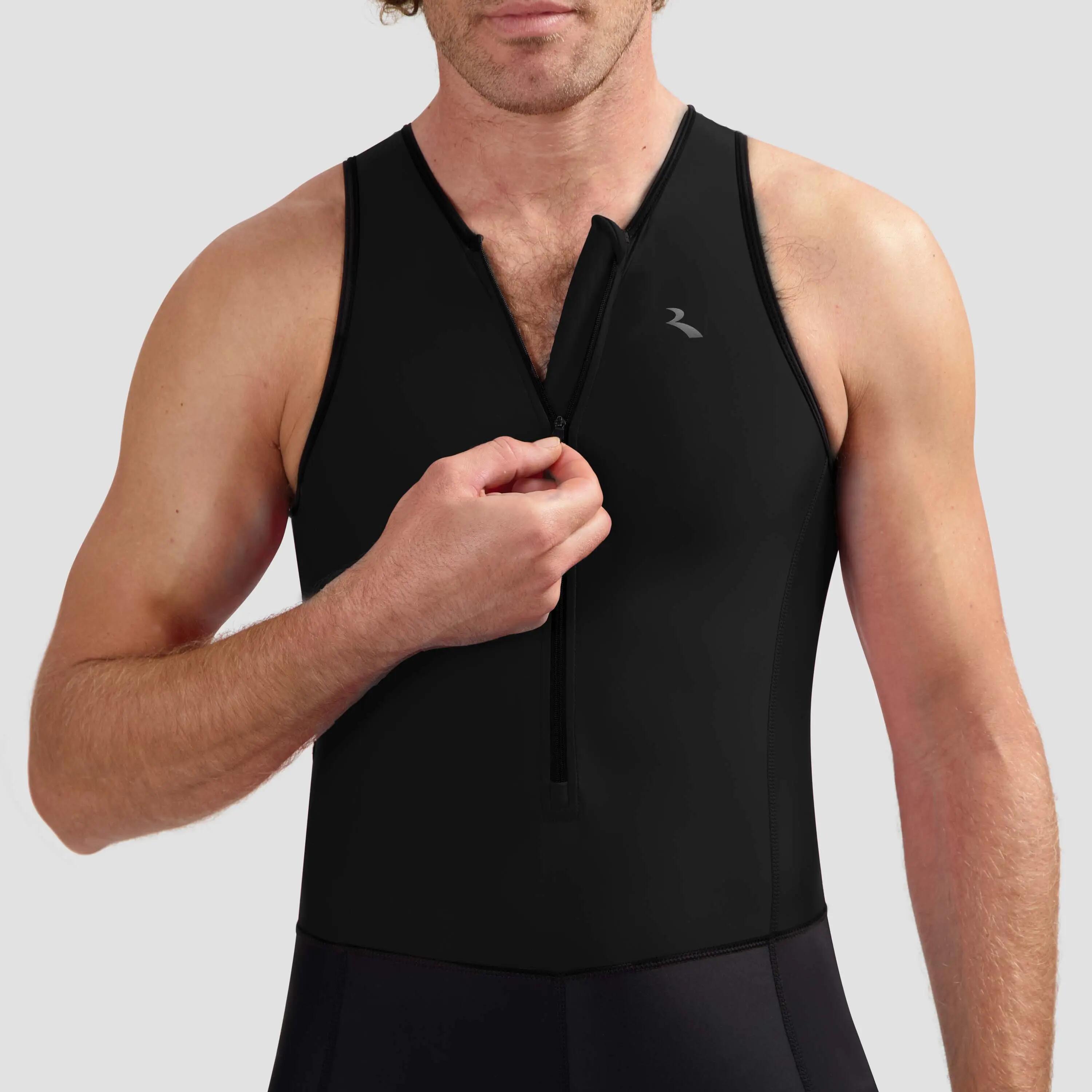 Triathlon Suit Sleeveless Florida Black 7/8