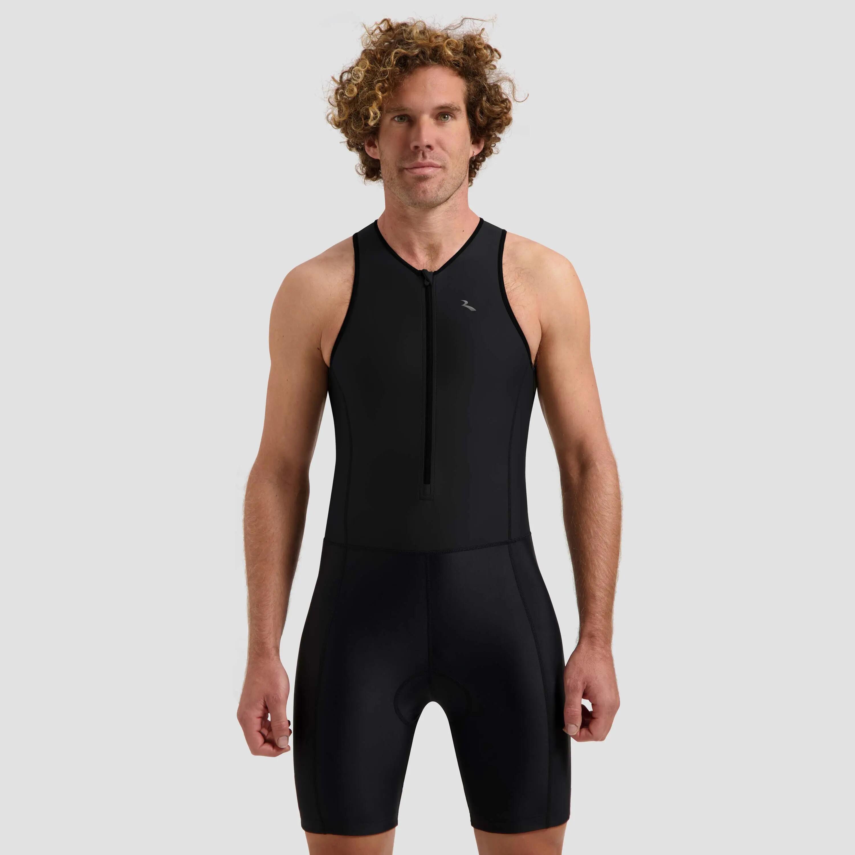 Triathlon Suit Sleeveless Florida Black 3/8
