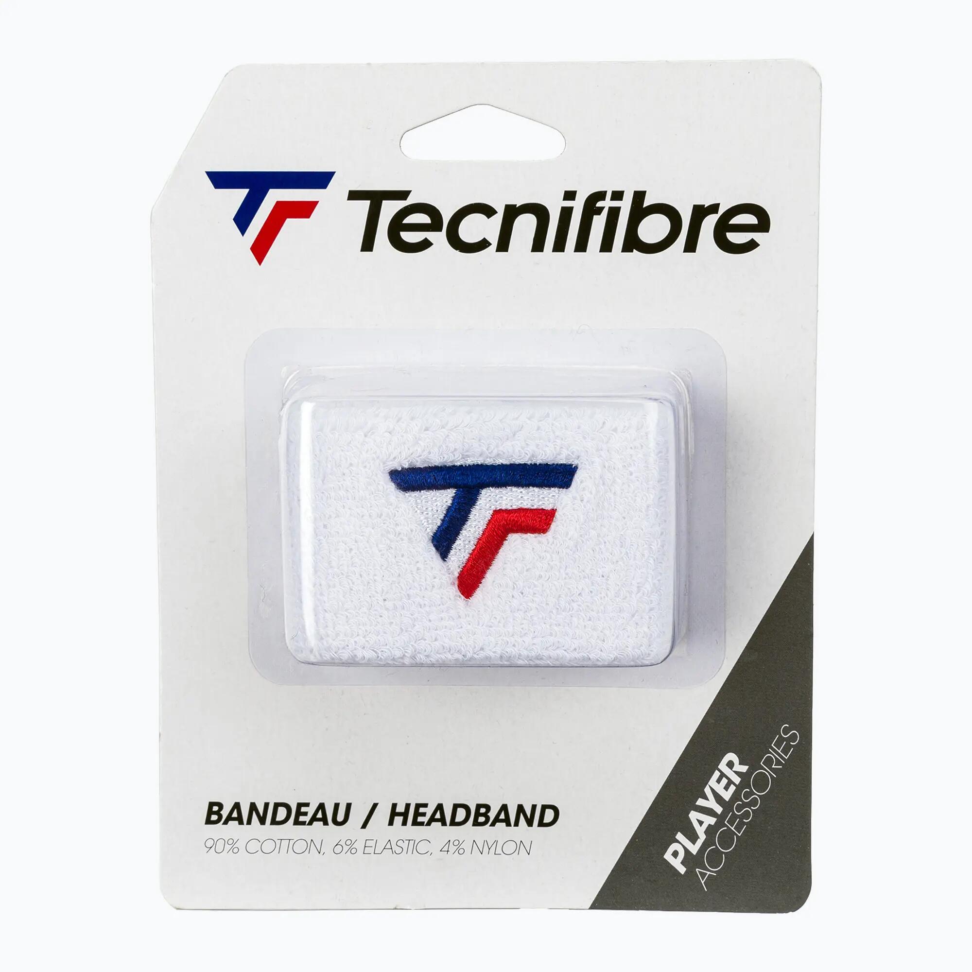 Bandeau Tecnifibre Blanc 2/3