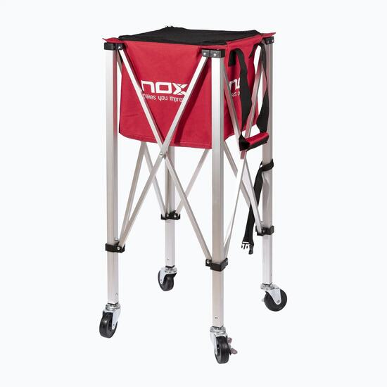 Panier Pliant A Roulettes Nox Red