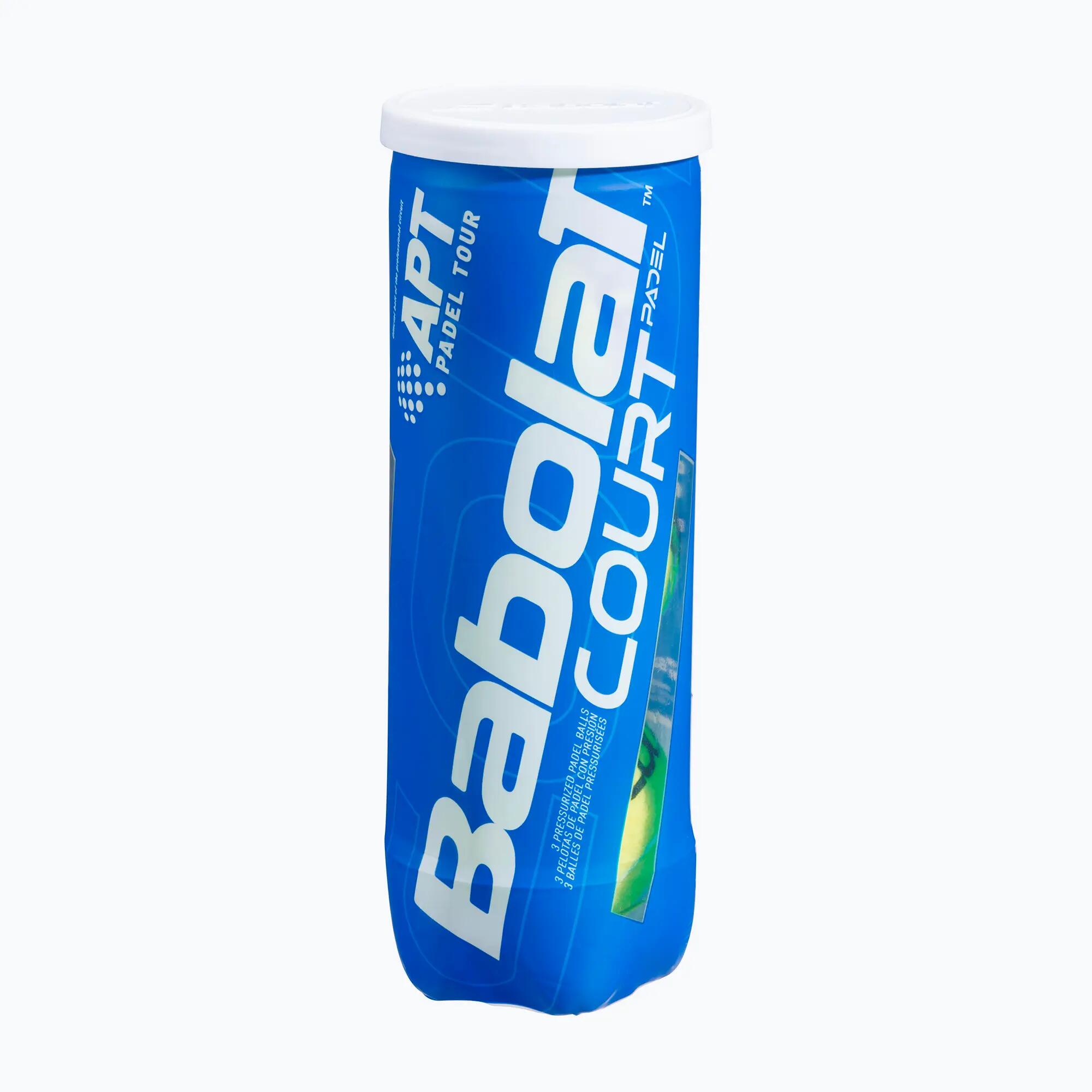 Babolat Court Padel Bälle im Dreierpack 3/4