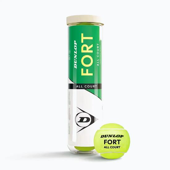Bola Ténis Dunlop Fort All Court (Tubo 4un)