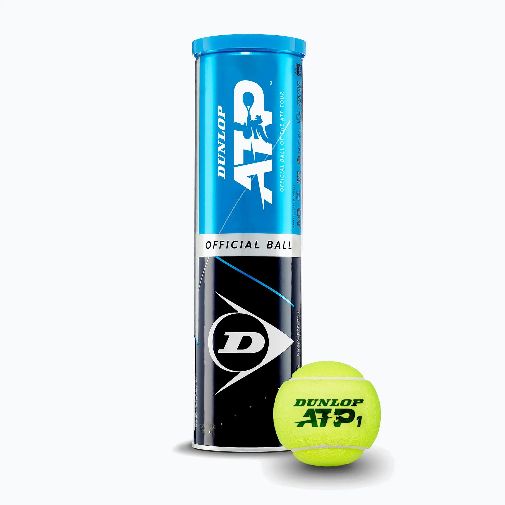 Bola Ténis Dunlop ATP Official (Tubo 4un) 1/5