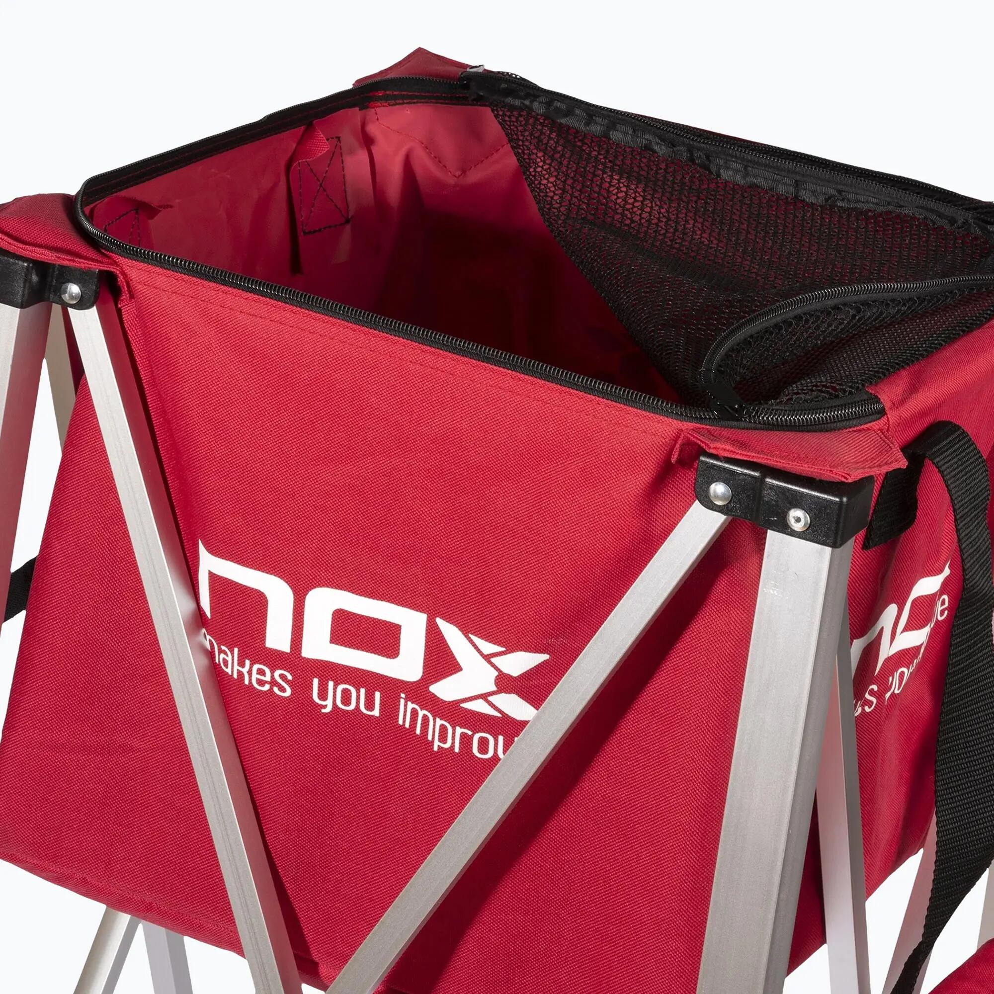 FOLDING BASKET WITH WHEELS NOX RED 5/7