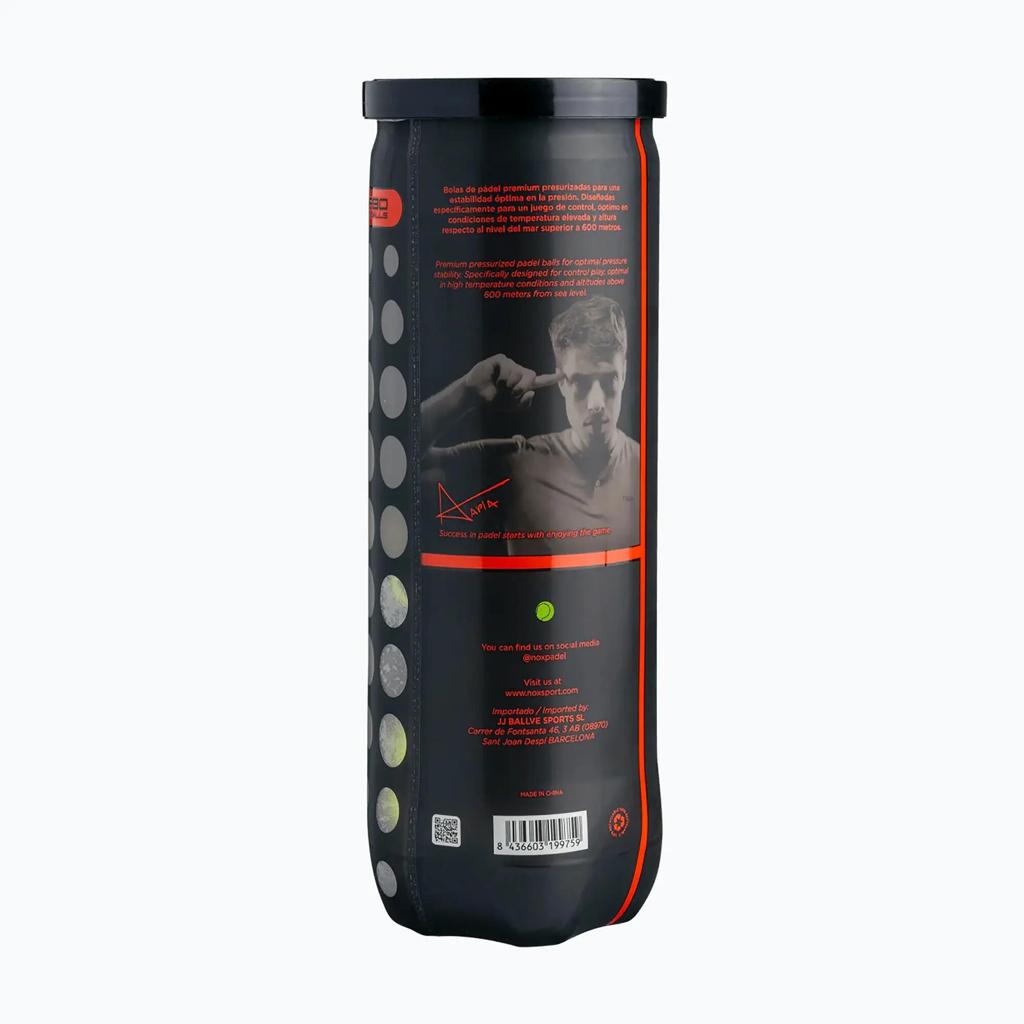 PACK OF 3 BALLS NOX NERBO 3/4