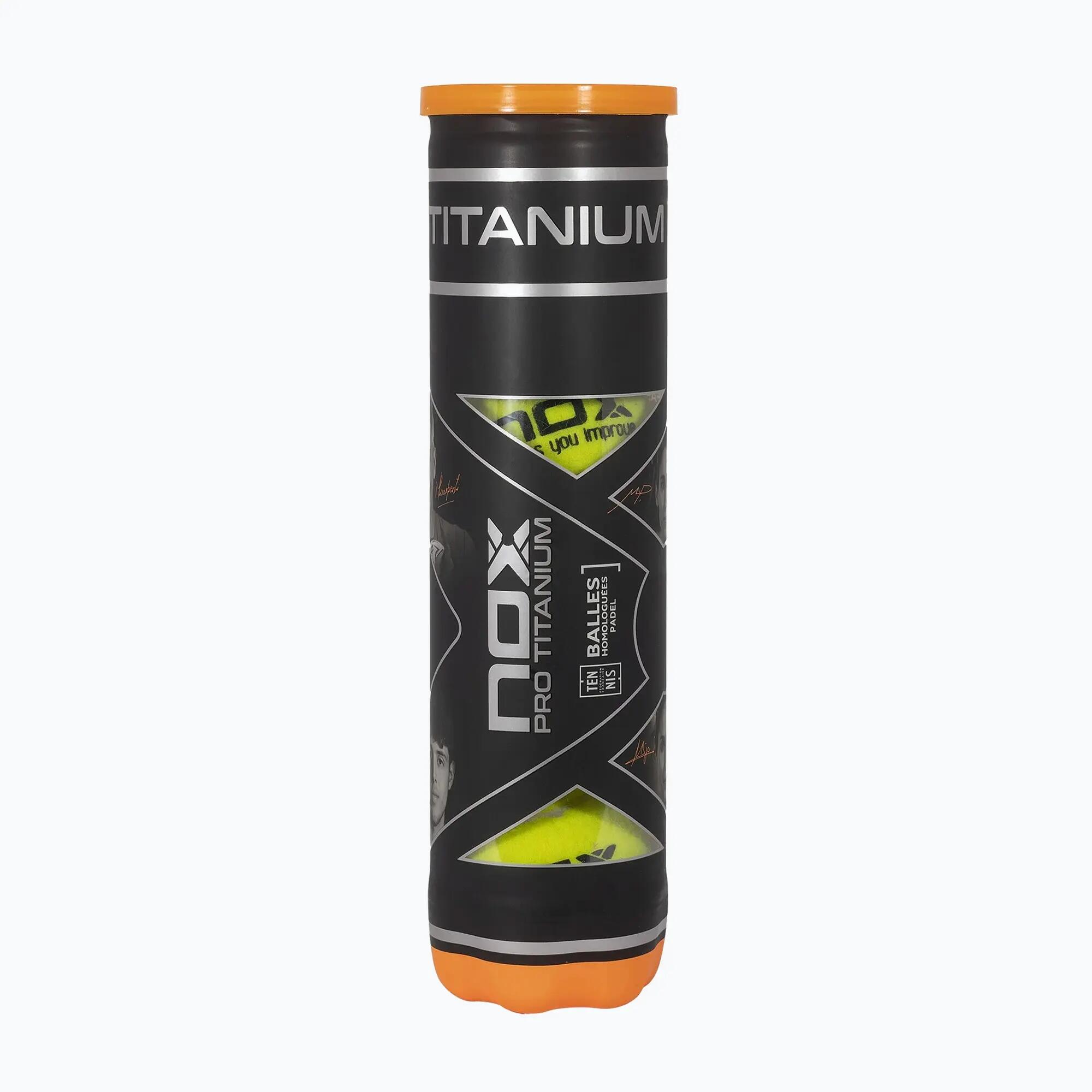 JAR OF 4 NOX PRO TITANIUM BALLS 2/3