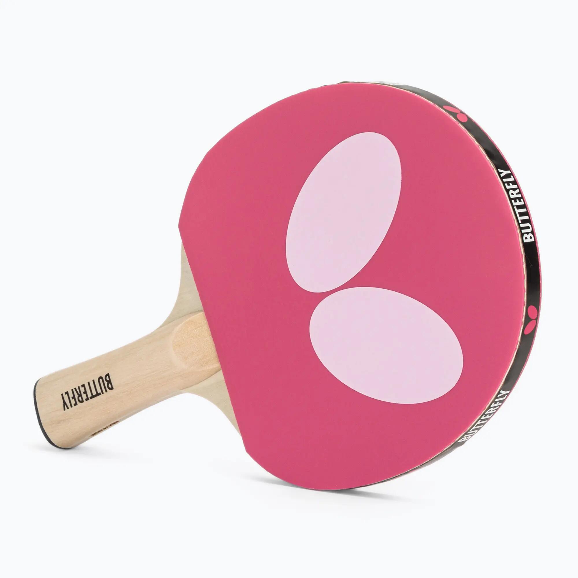 BUTTERFLY LOGO RACKET pink 3/7