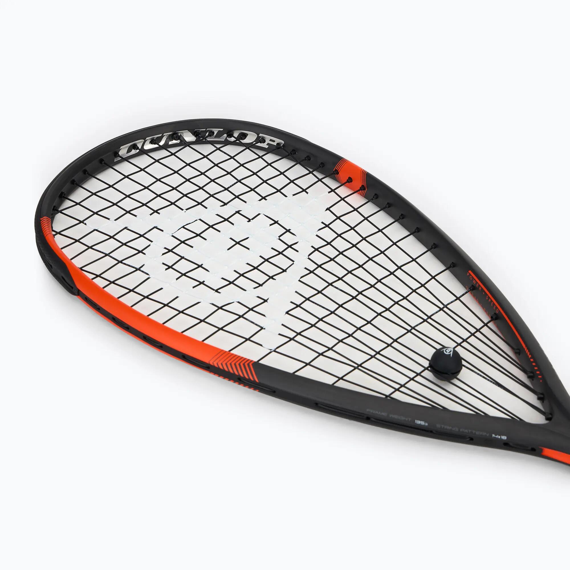 Sonic Core Revelation 135 (2021) Volwassenen Squashracket - Zwart/Oranje 5/6