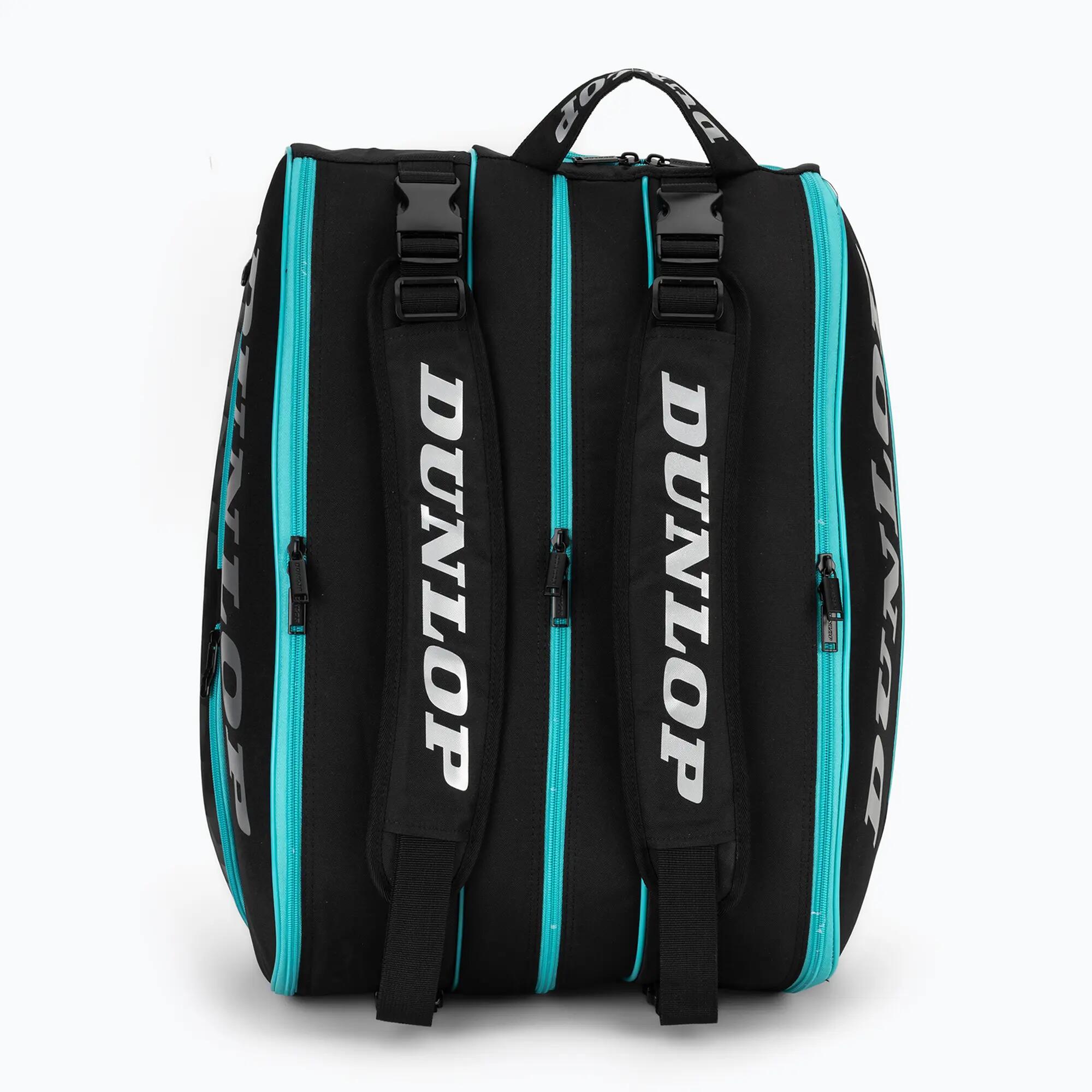 Borsa da Padel Dunlop Elite Nero/Petrolio 6/7