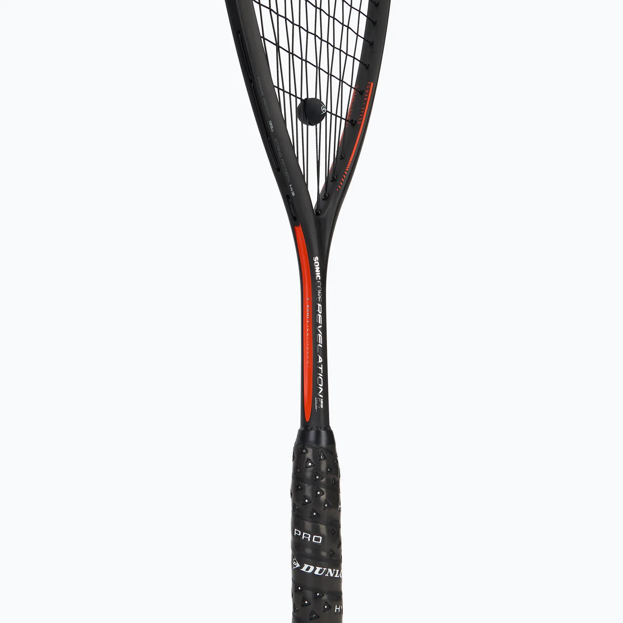 Sonic Core Revelation 135 (2021) Volwassenen Squashracket - Zwart/Oranje 4/6