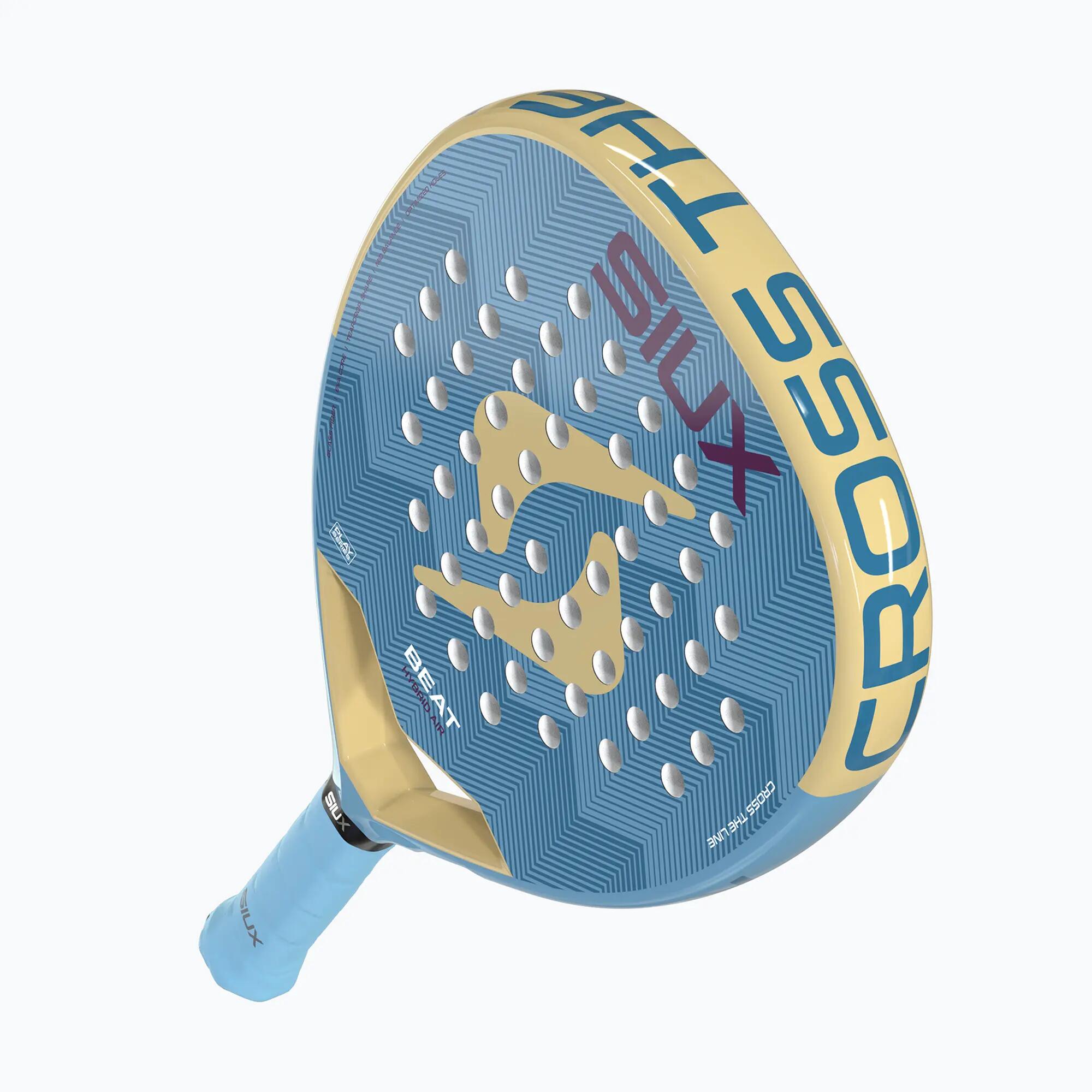 Siux - Raquette de Padel Beat Hybrid Air 2026 Bleue Forme Goutte 7/7