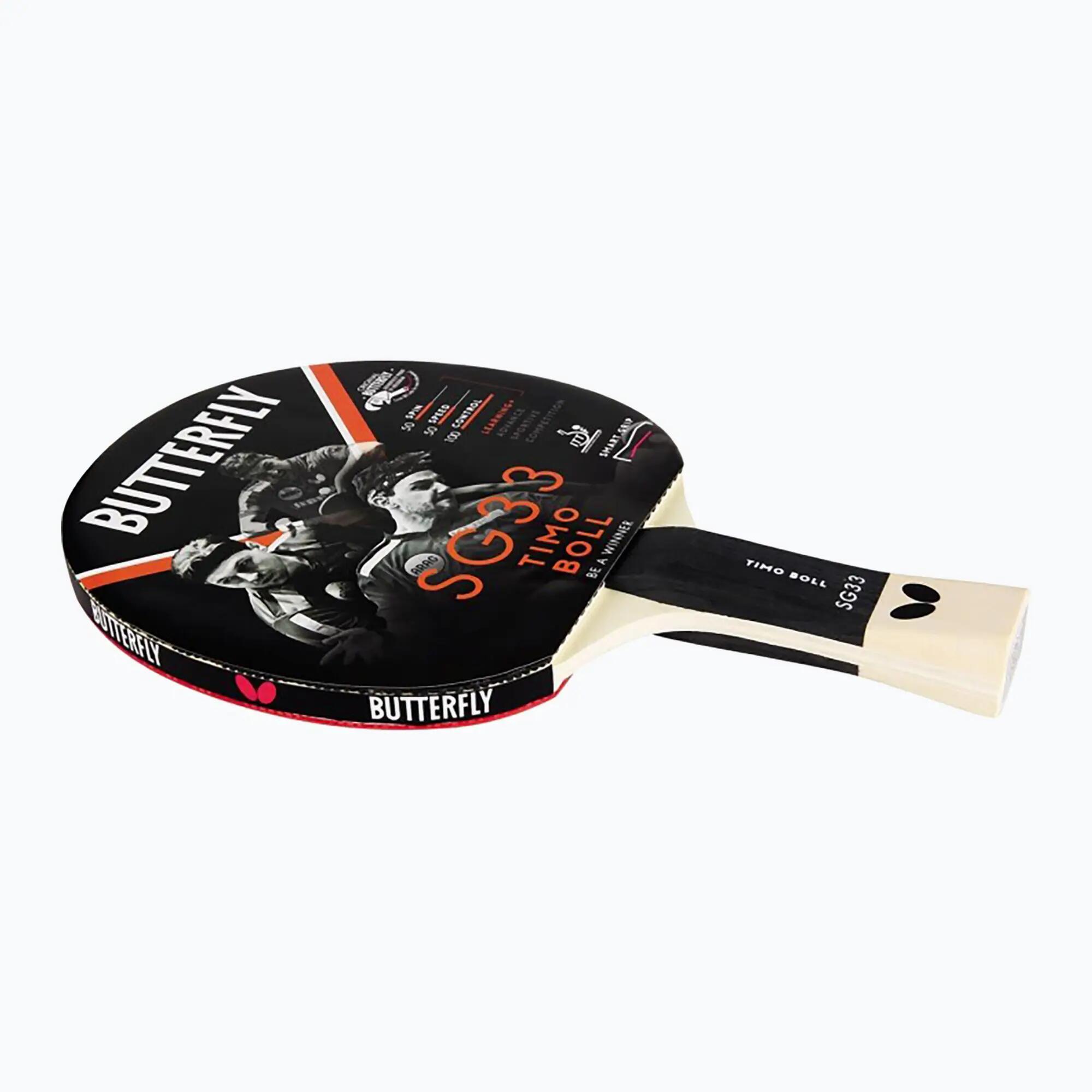 RAQUETE DE TÊNIS DE MESA BUTTERFLY / RAQUETE DE PING PONG Timo Boll SG33 6/7