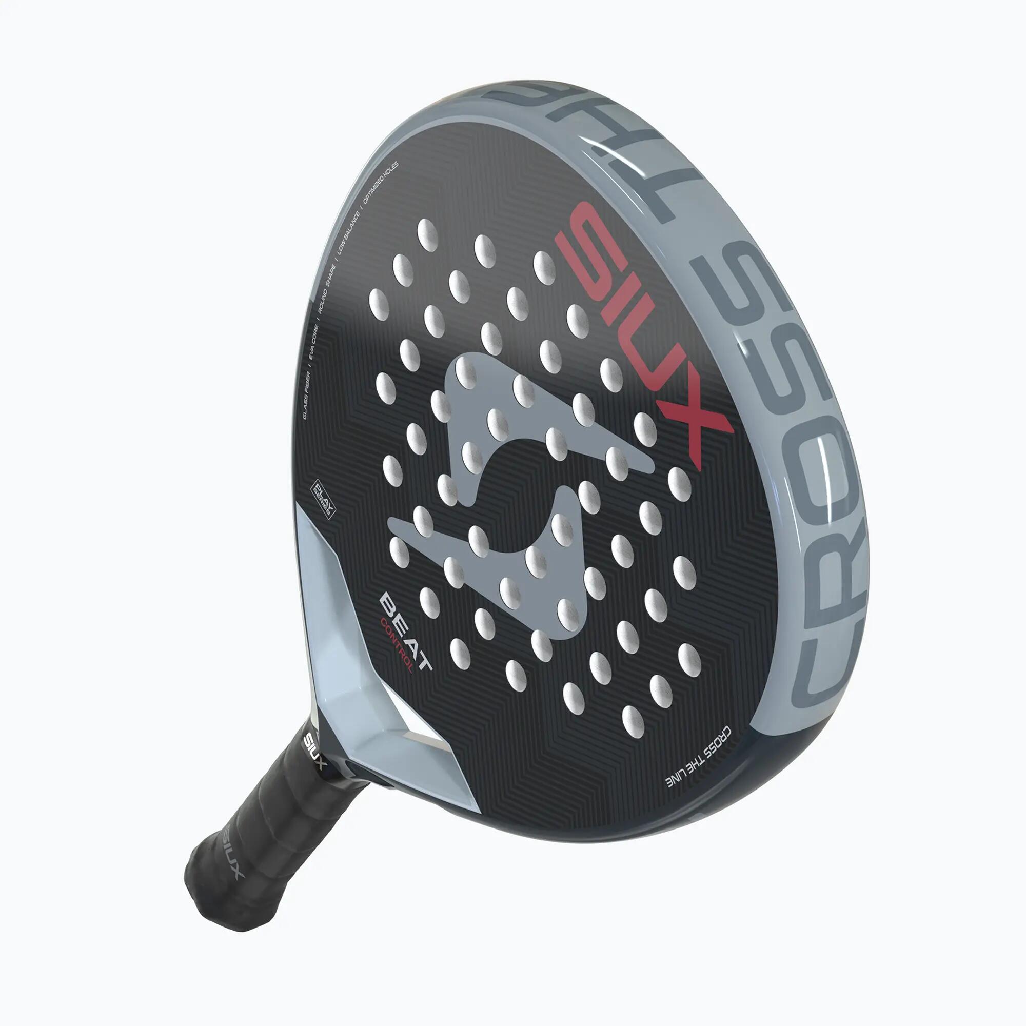 Siux - Raquette de Padel Beat Control 2026 Noire Forme Ronde 6/7