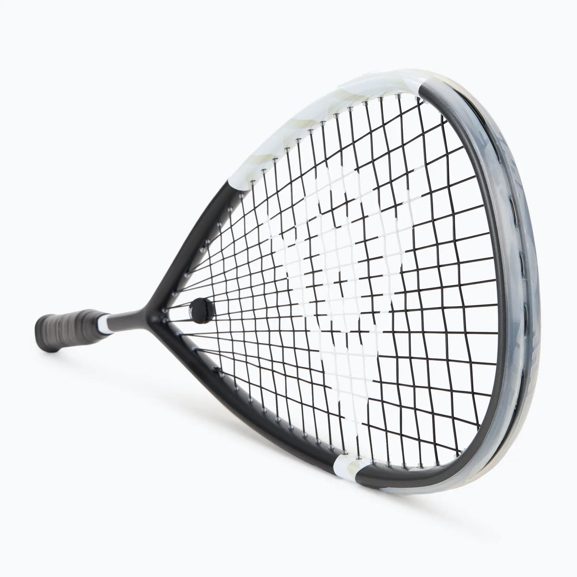 Raqueta de Squash Dunlop Blackstorm Ti - Negra/Blanca 2/6
