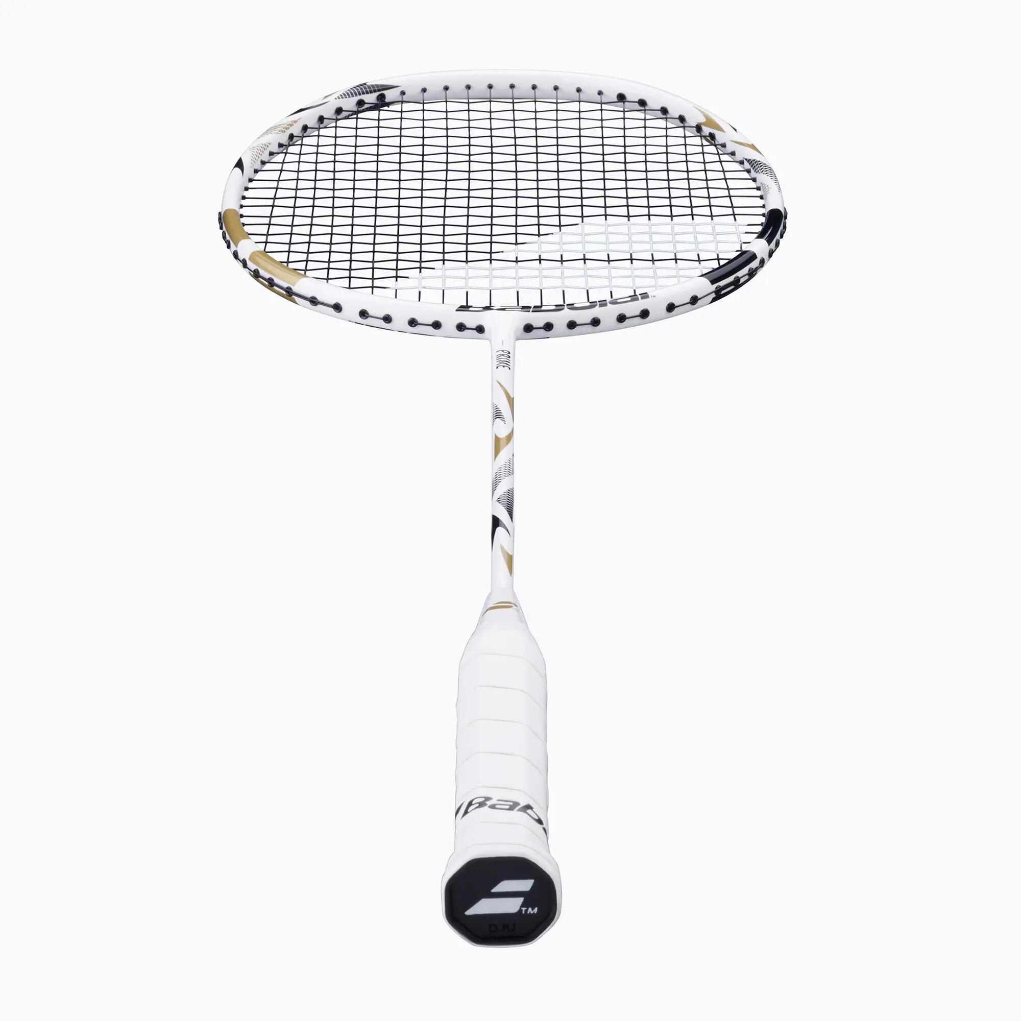 BABOLAT PRIME CARBON WEISS/GOLD 4/7