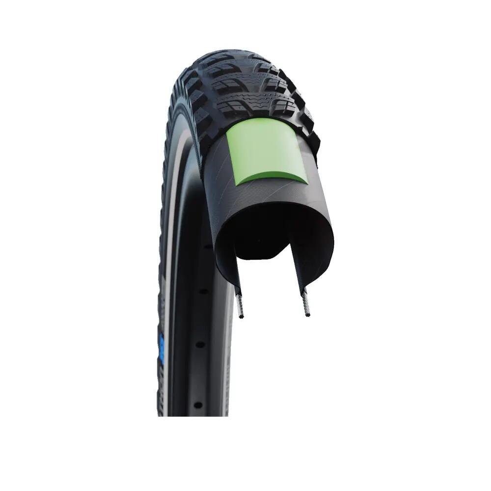 Schwalbe band Marathon 365 28x1.75" 47-622 zwart Reflex TT E-50 HS475 draadband. 7/8