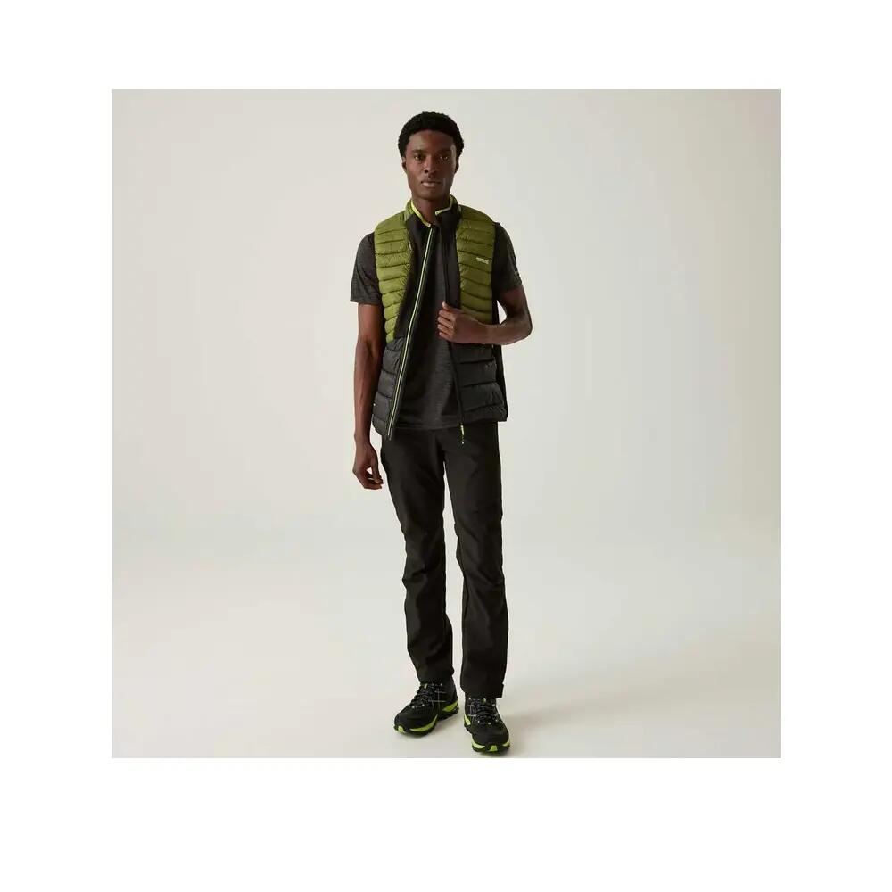 Gilet de caminhada Regatta Leedre Hybrid Verde/Preto 9/9