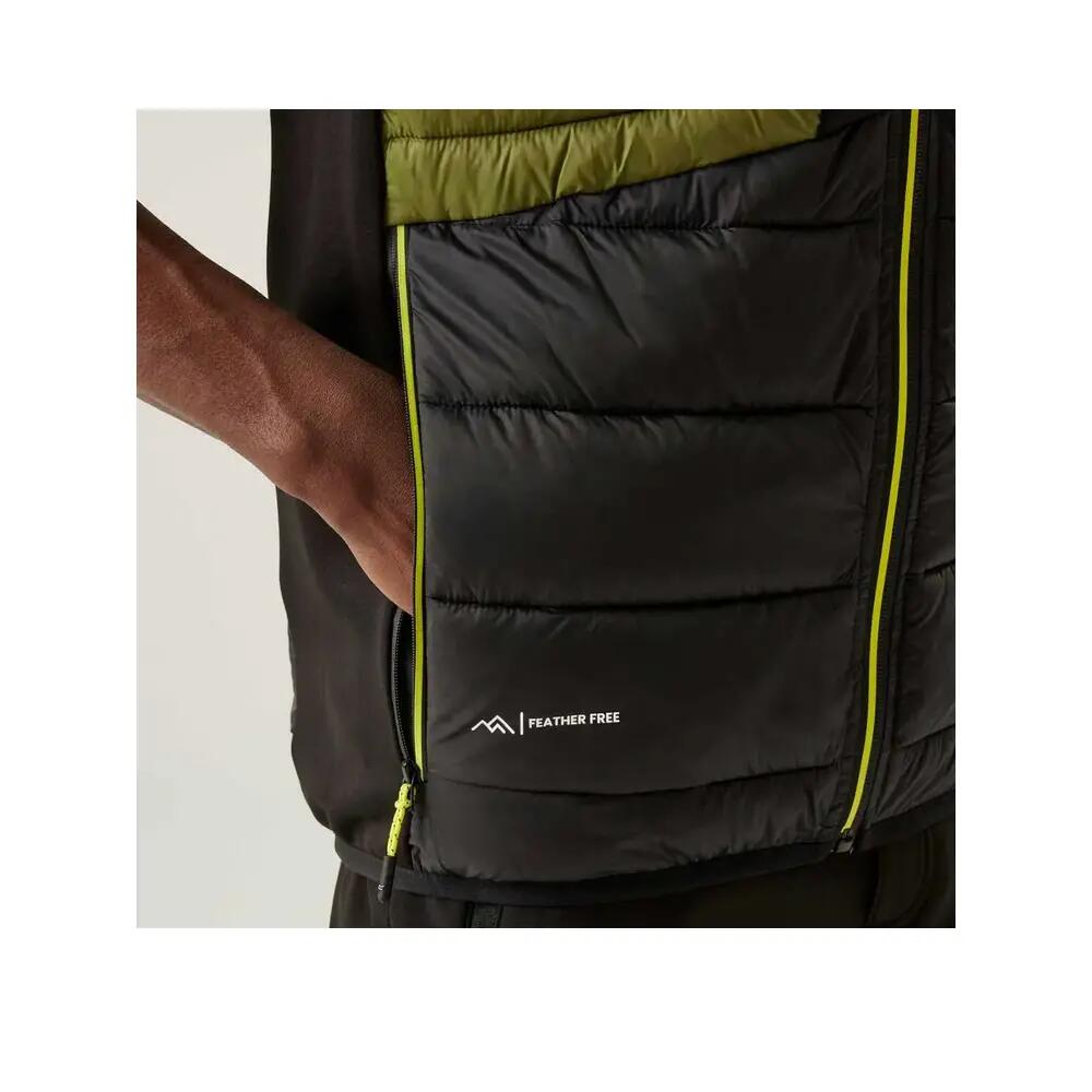 Gilet de caminhada Regatta Leedre Hybrid Verde/Preto 8/9