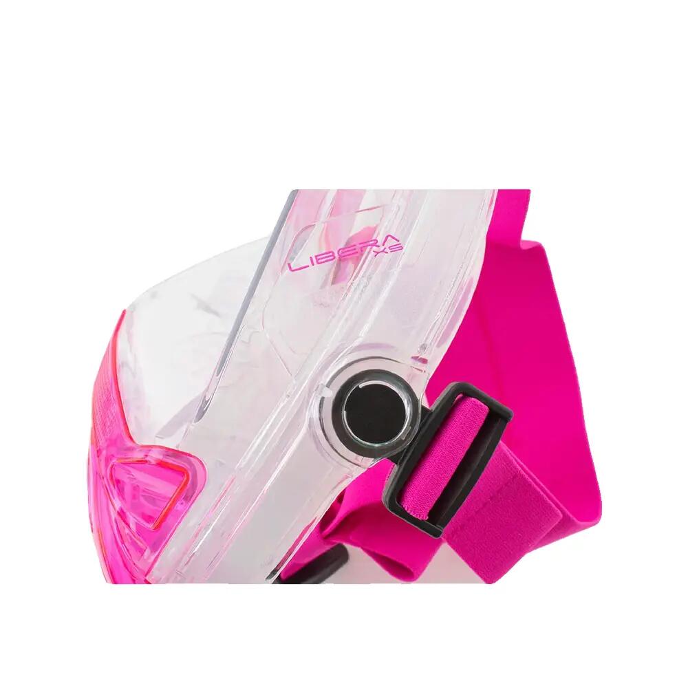 Seac Snorkel Mask Libera Xs-s Junior 8+ Pink 9/10