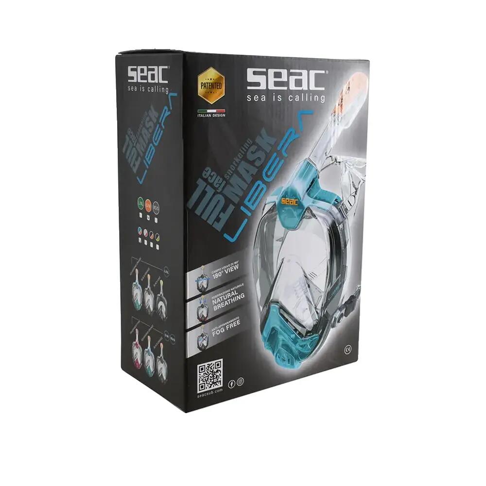 Seac Snorkel Mask Libera Xs-s Junior 8+ Pink 3/10