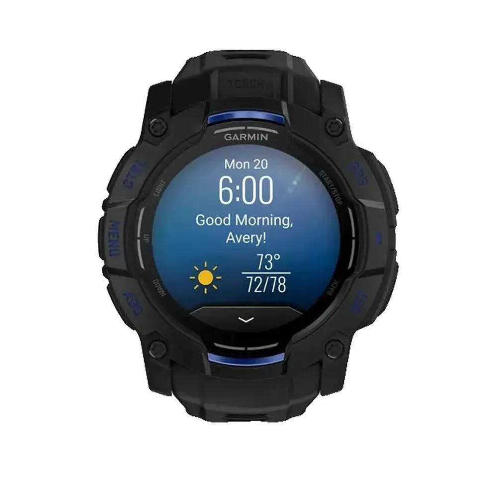 Montre connectée Garmin Instinct 3 AMOLED Noir/Bleu 8/10