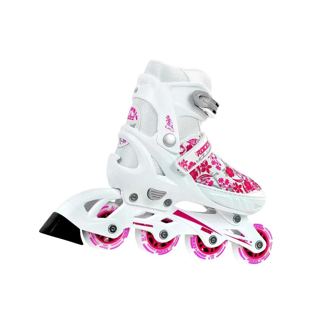 Patines - Compy 8.0 - Niñas - Ajustable - Blanco - Rosa 8/8