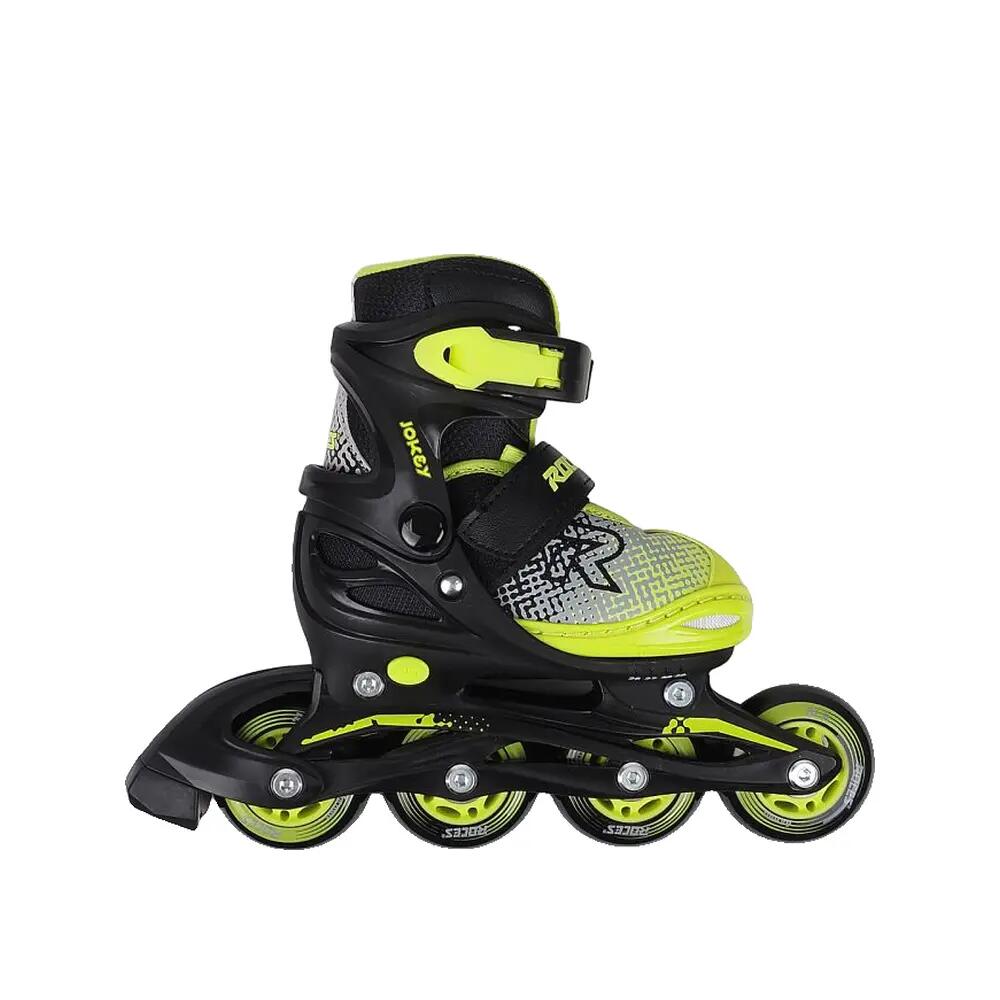 Inline Fitness Skates - Jokey X - Adjustable - Boys - Black - Green 9/10