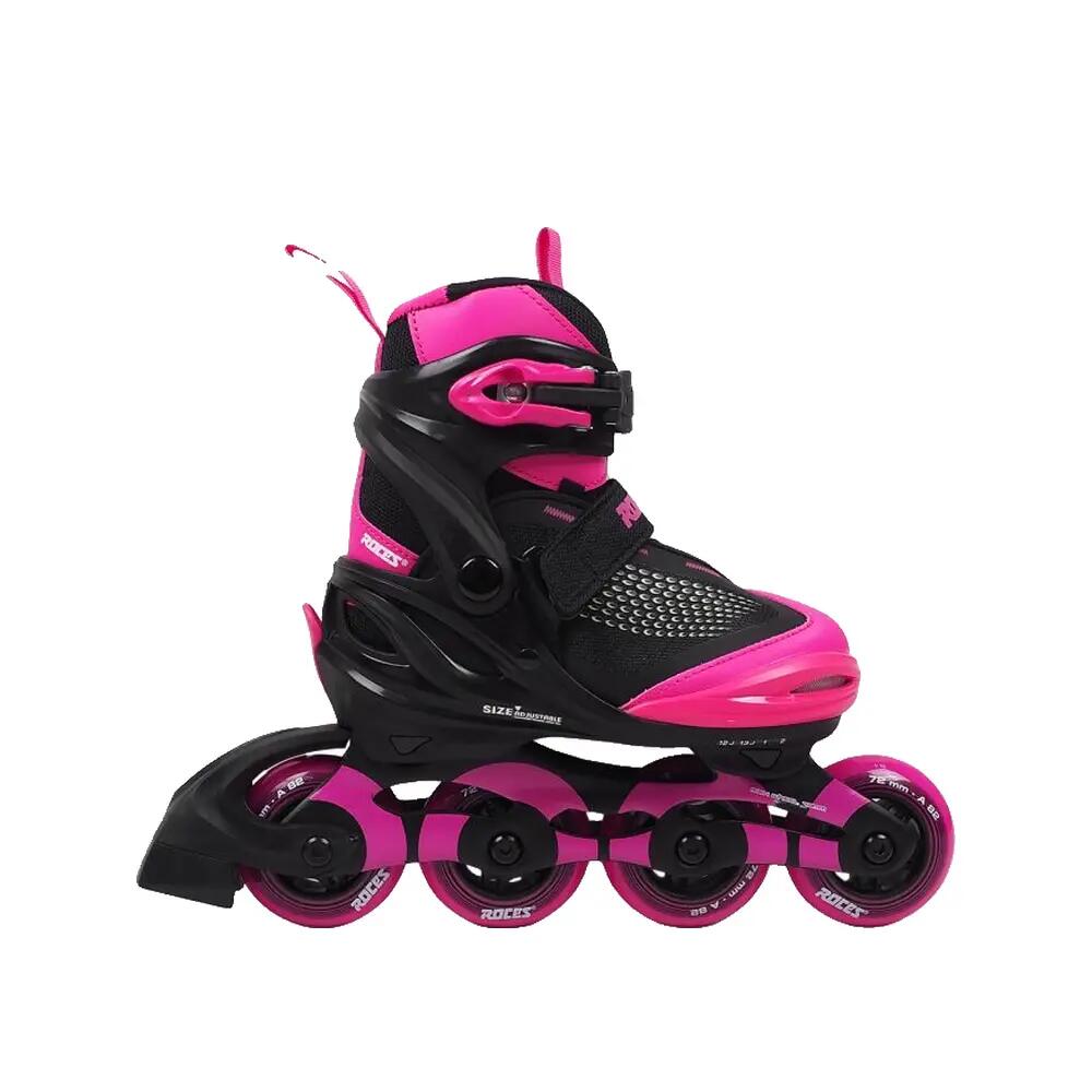 Girls Moody X Inline Roller Skates (Black/Pink) 9/10