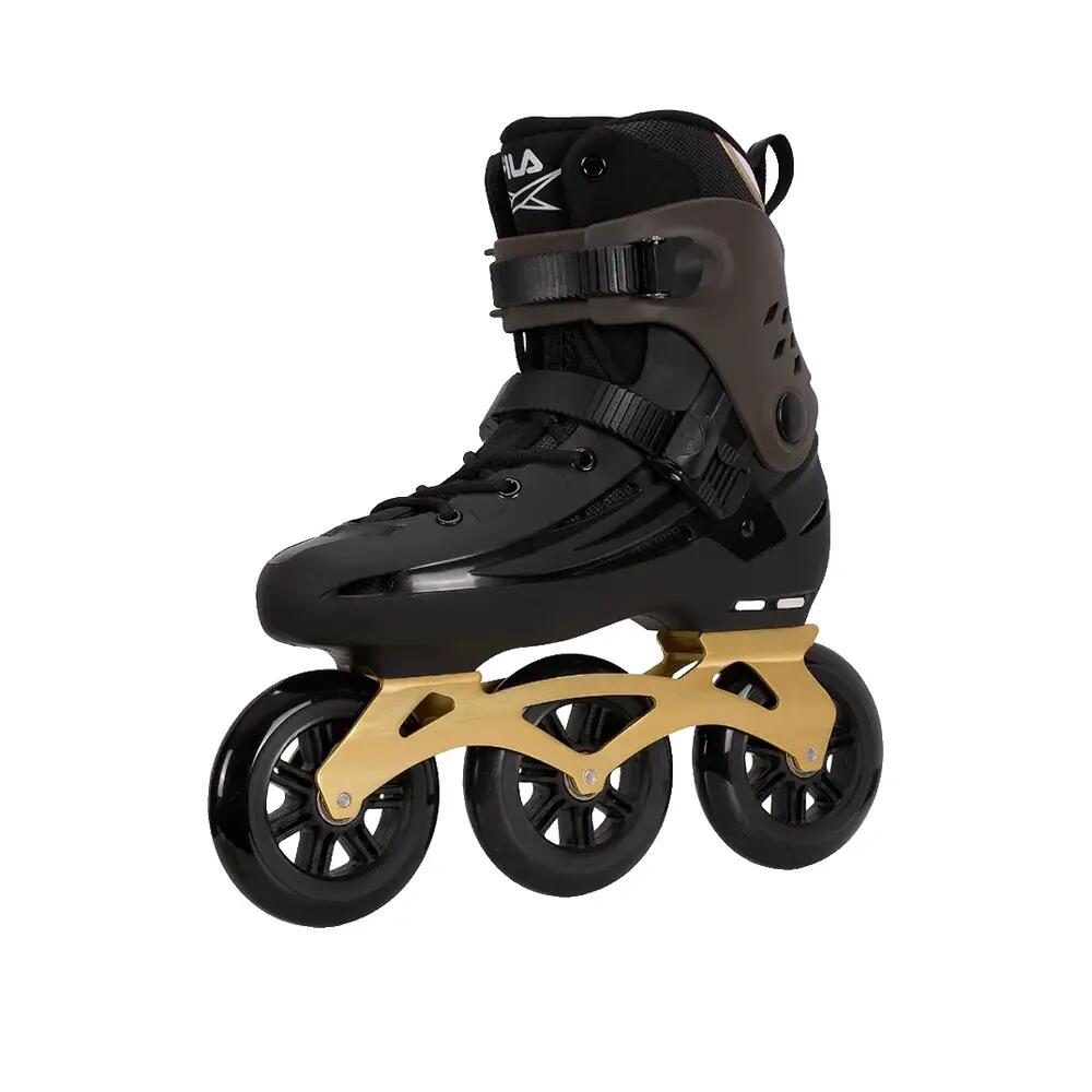Pattini inline FILA Houdini Pro UNISEX nero/oro 110mm ABEC 9, 42,5 6/7
