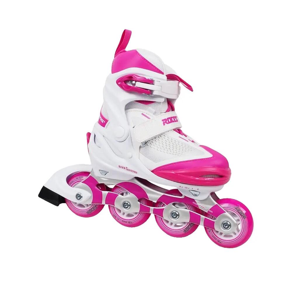 Patines Moody X TIF - Niños - Ajustable - Gris - Verde 8/10