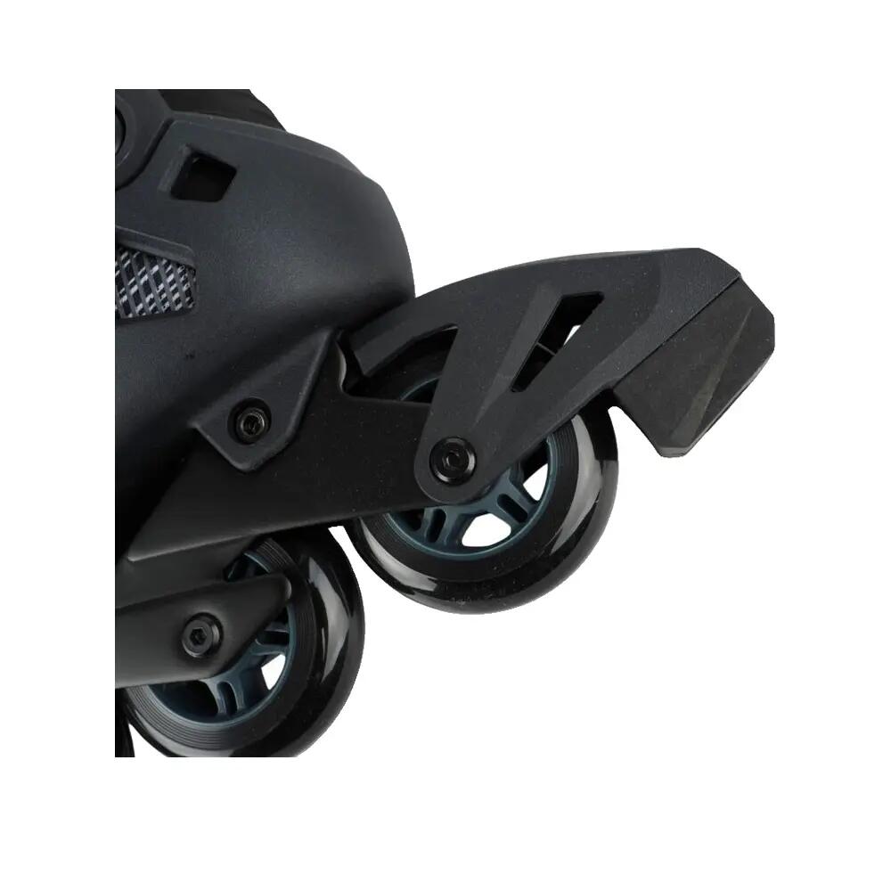 R-Evo 84 – Adulti – Pattini in linea – Nero – Argento 8/8