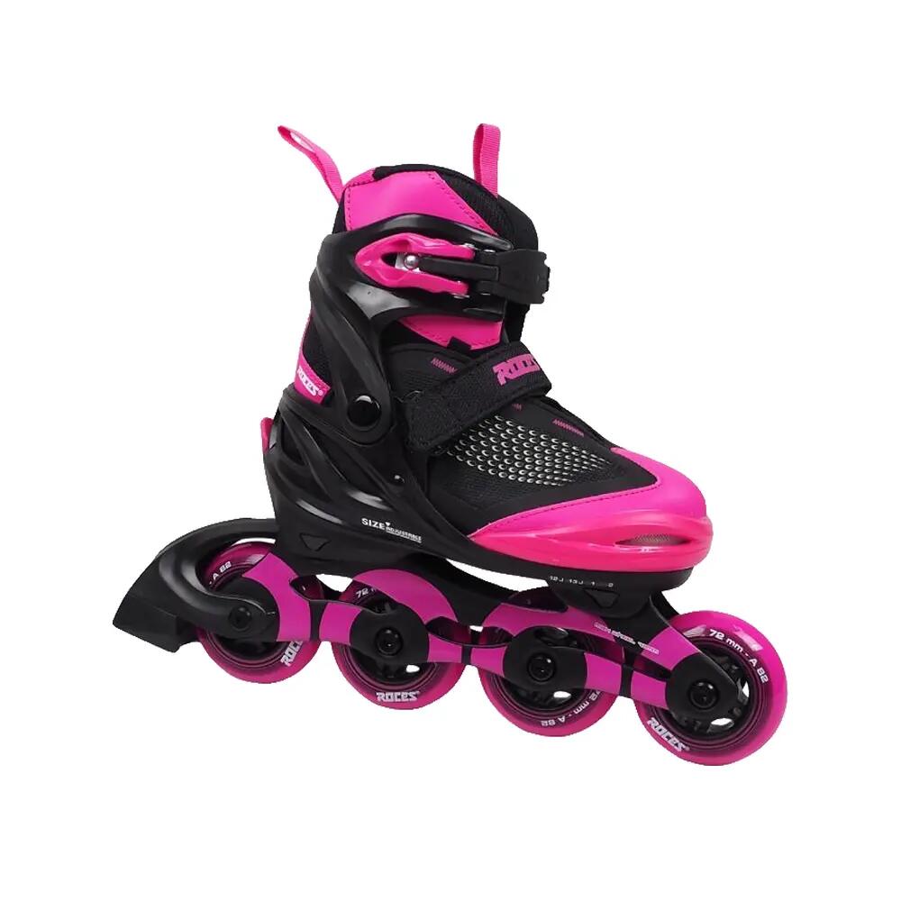 Girls Moody X Inline Roller Skates (Black/Pink) 8/10