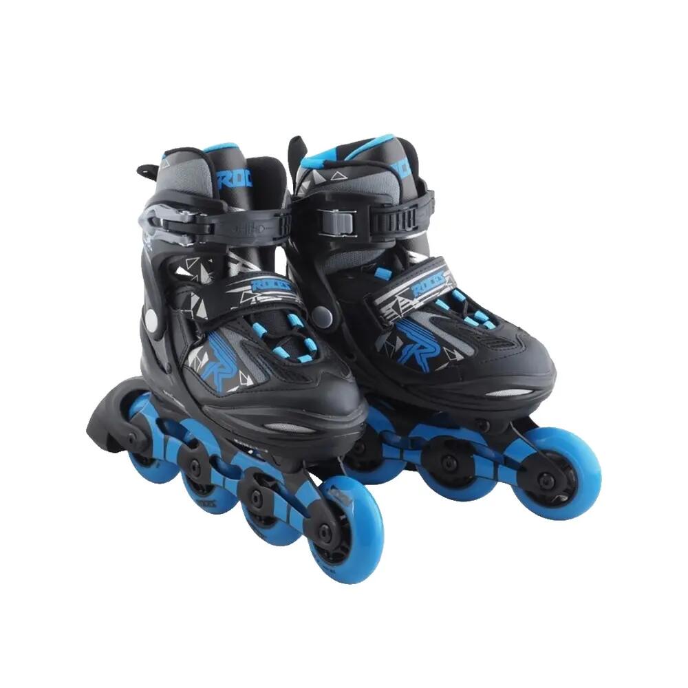Skeelers - Moody TIF - Jongens - Verstelbaar - Zwart - Blauw 9/10