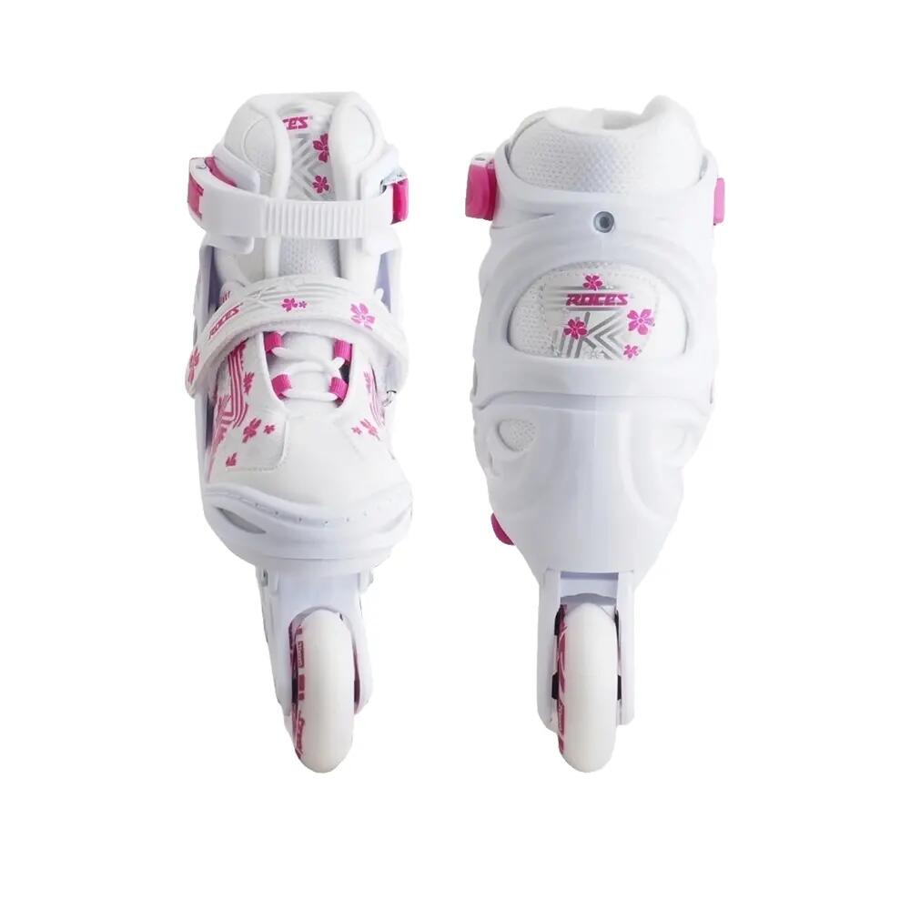 Patines - Jokey 3.0 - Niños - Ajustable - Blanco - Rosa 3/6
