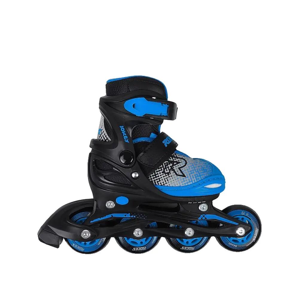 Inline Fitness Skates - Jokey X - Adjustable - Boys - Black - Blue 6/7