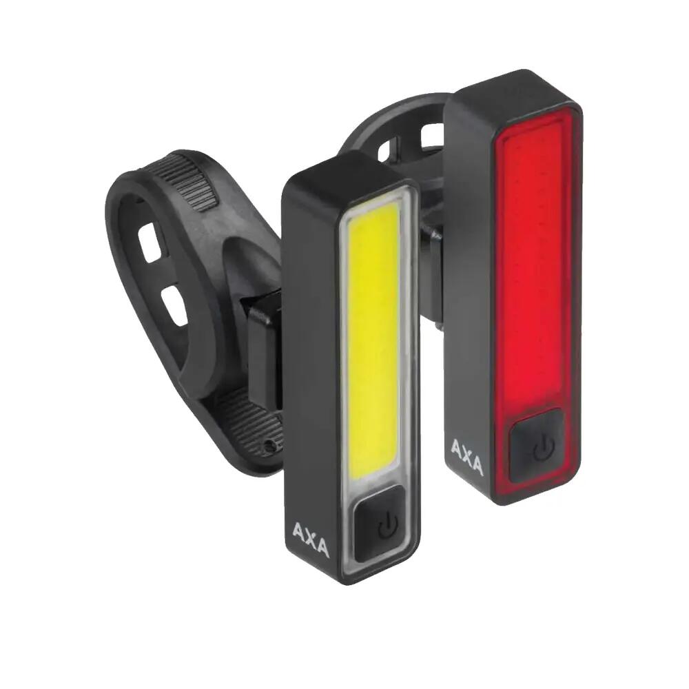 AXA Niteline Slim USB Rechargeable Lighting Set 1/10