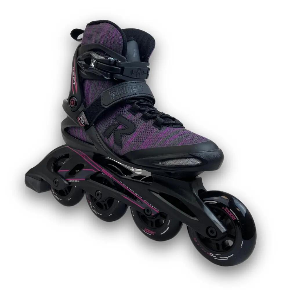 Weft Thread 84 – Patins em linha – Feminino – Preto – Roxo 2/10