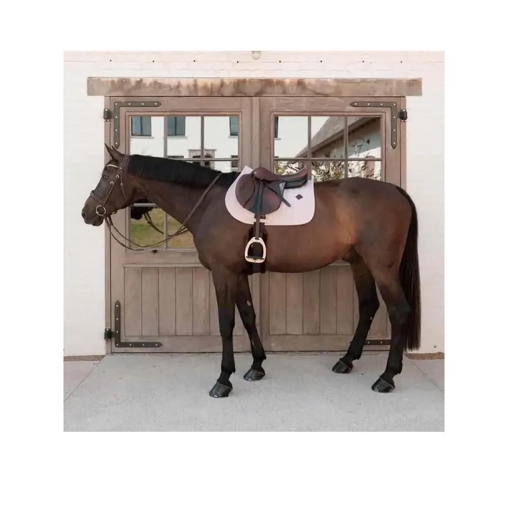 Zadeldoek velvet mini Pearls jumping oude roze pony 4/4
