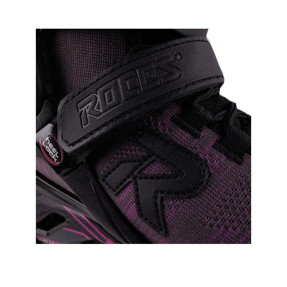 Weft Thread 84 – Patins em linha – Feminino – Preto – Roxo 10/10