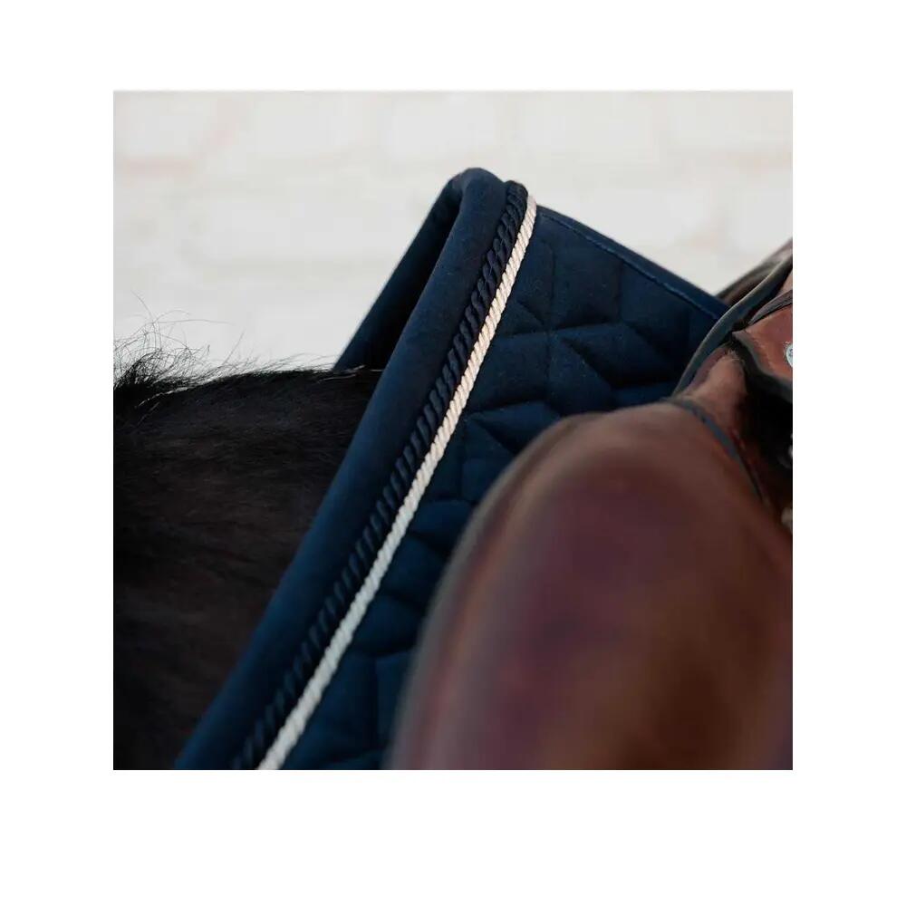 Saddle Pad velvet jumping dark navy pony 3/4
